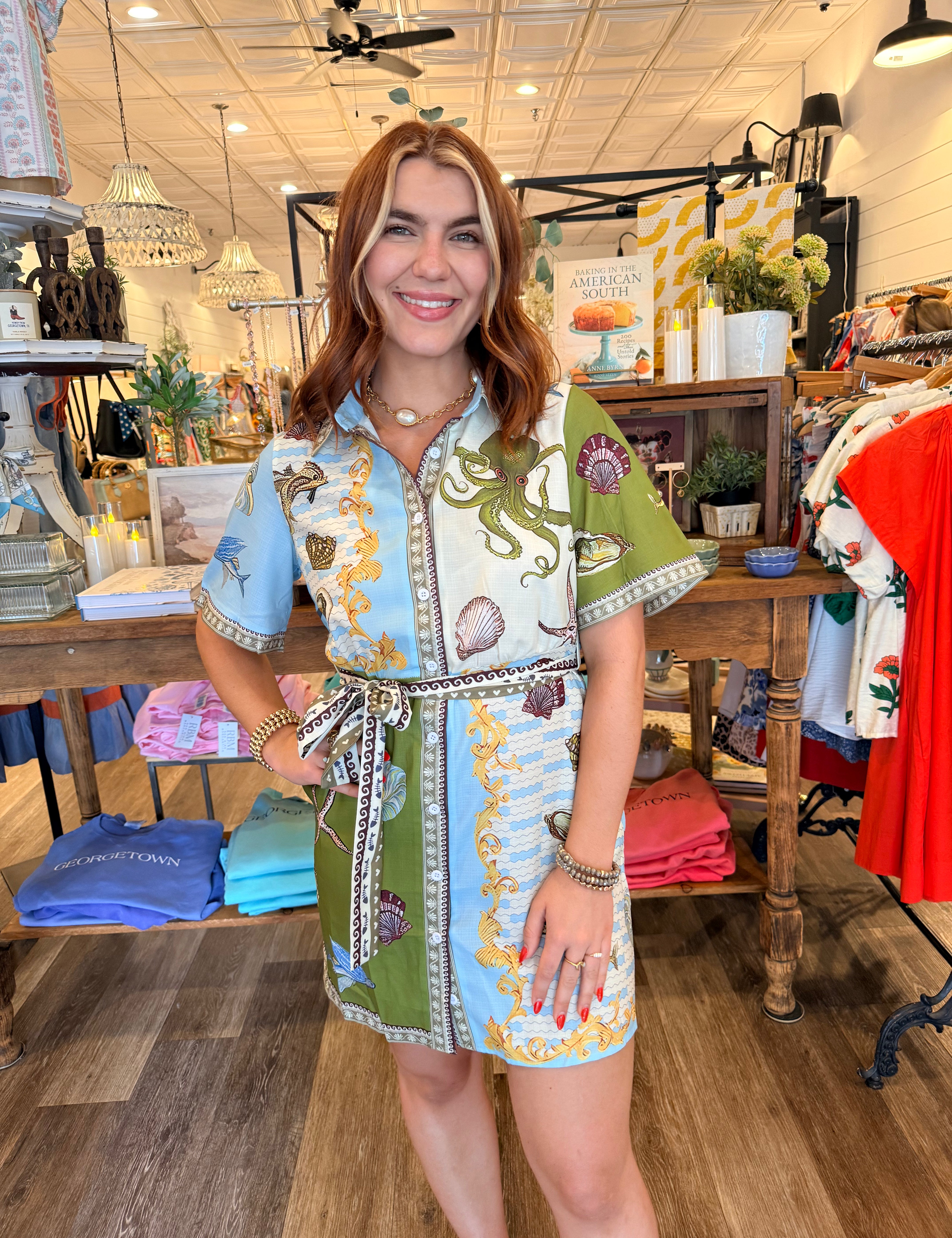 Olivia Seaside Shirt Dress
