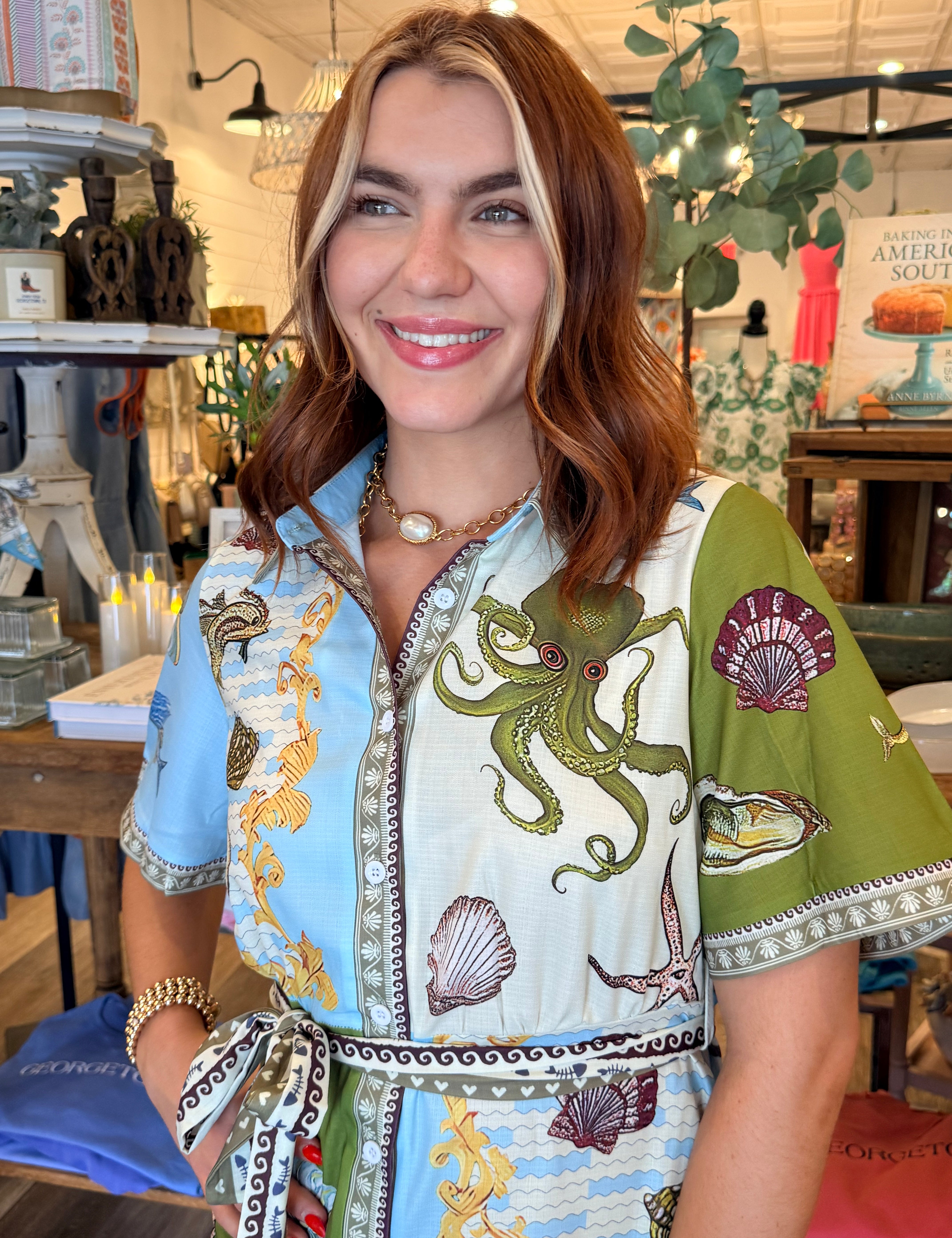 Olivia Seaside Shirt Dress