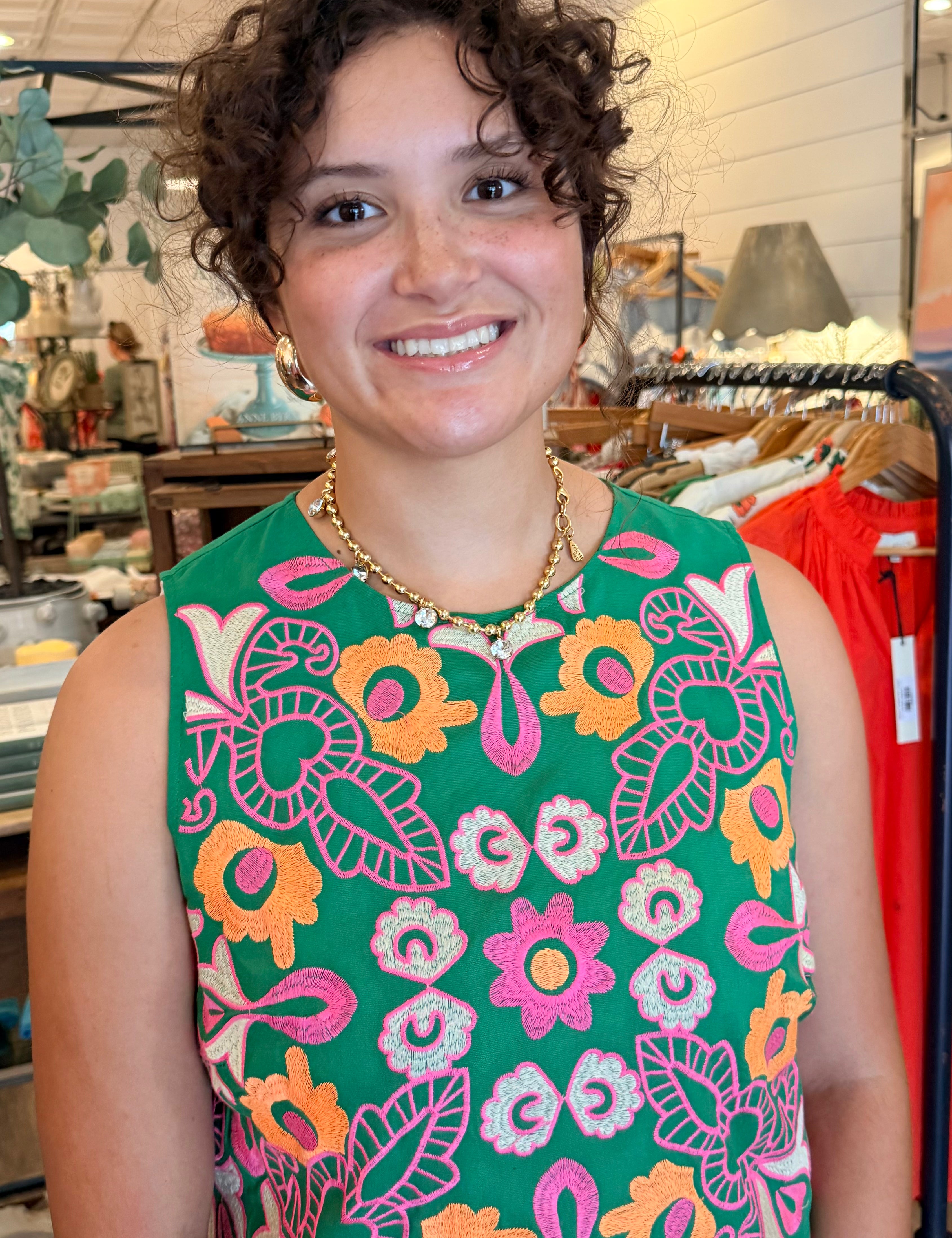 Monica Embroidered Dress