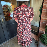 Selma Brown Floral Maxi