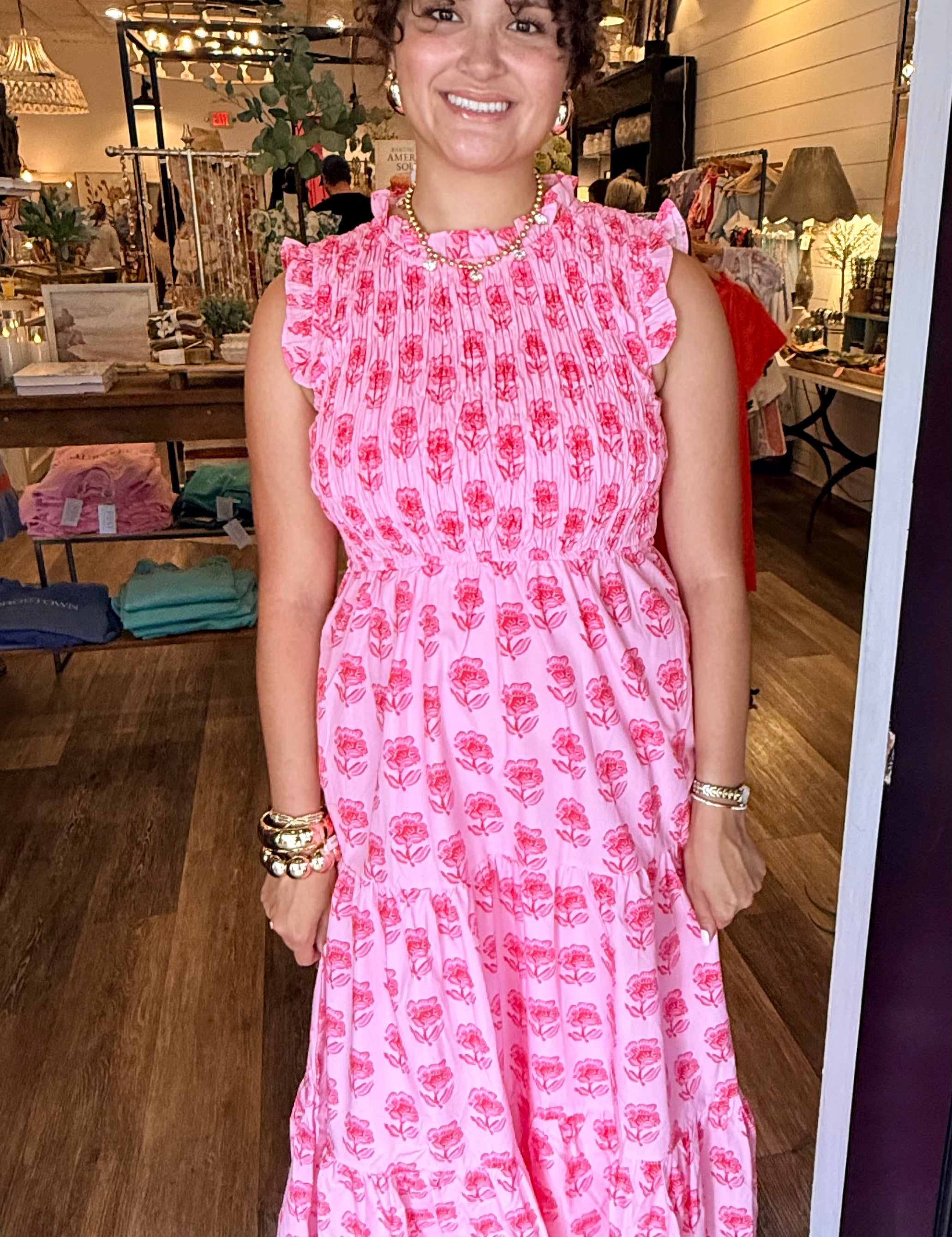 Zena Floral Midi Dress