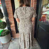 Macey Leopard  Maxi Dress
