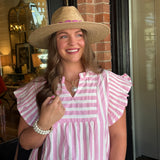 Tillie Striped Mini Dress