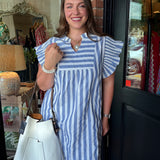 Tillie Striped Mini Dress