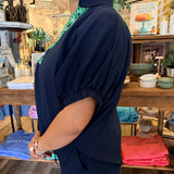 Harlie Navy Embroidered Set