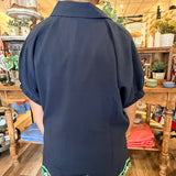 Harlie Navy Embroidered Set