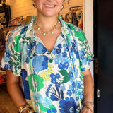 Amber Floral Print Top