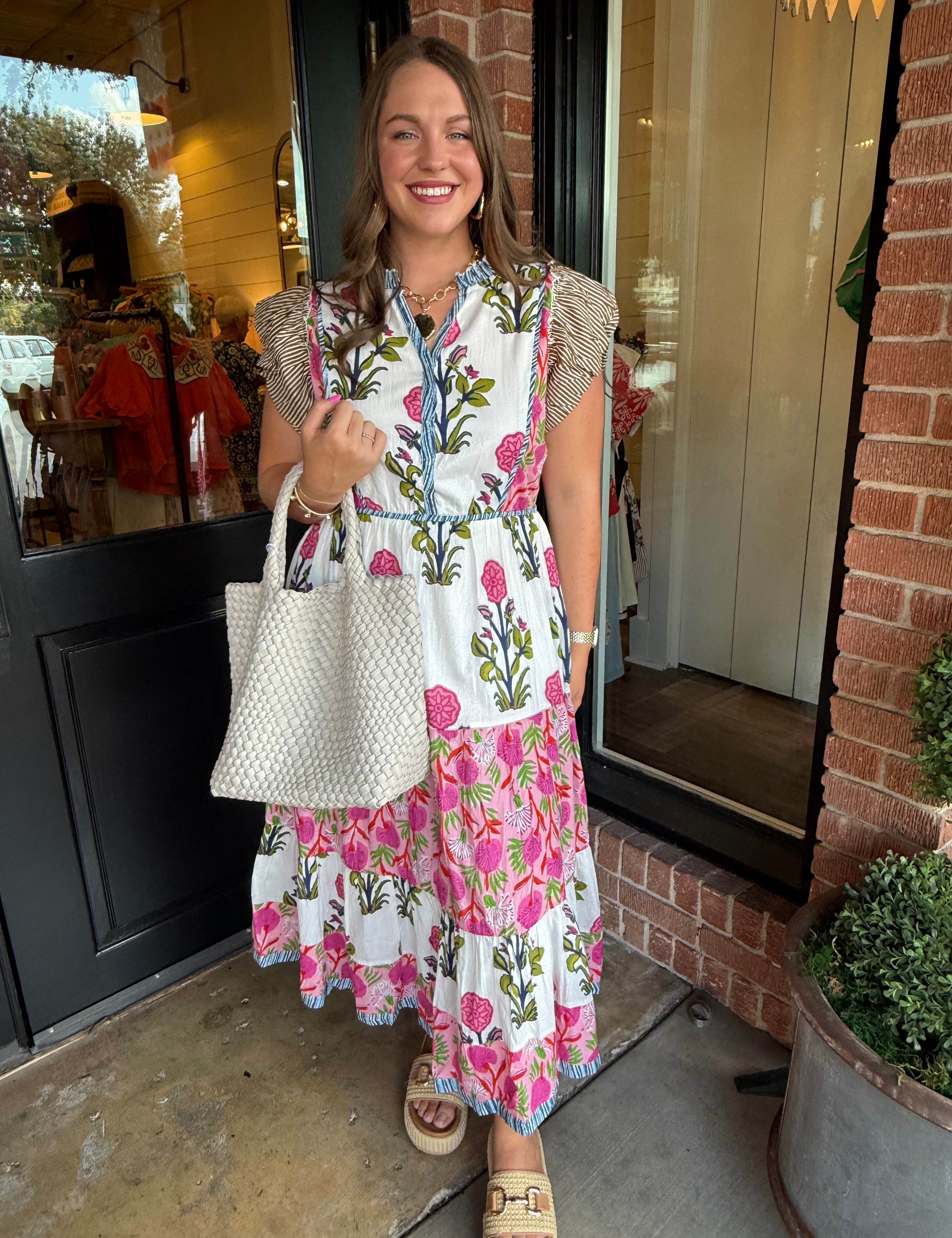 Phoebe Pink Floral Maxi