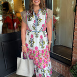 Phoebe Pink Floral Maxi