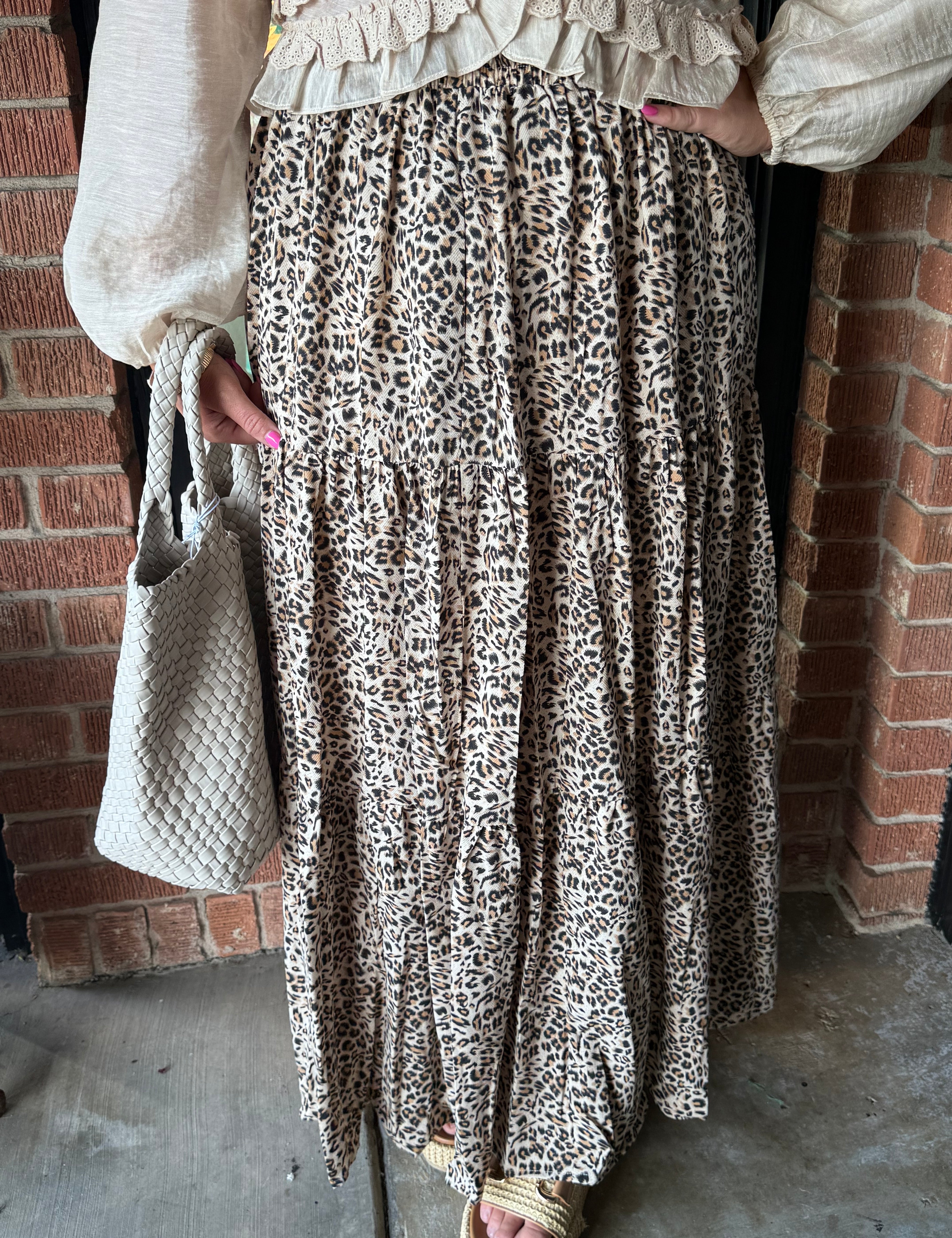 Martzie Cheetah Maxi Skirt