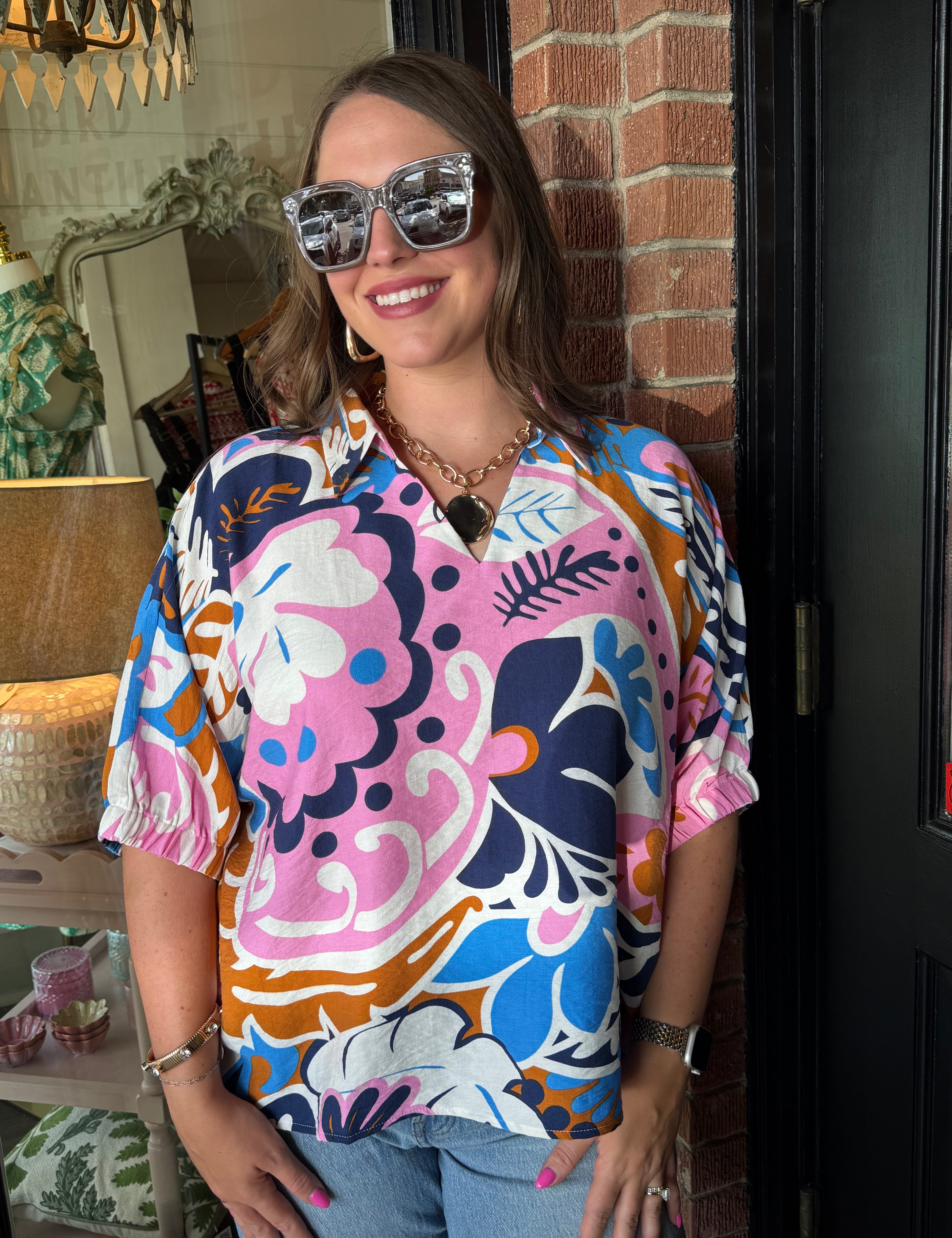 Brantley Tropical Top
