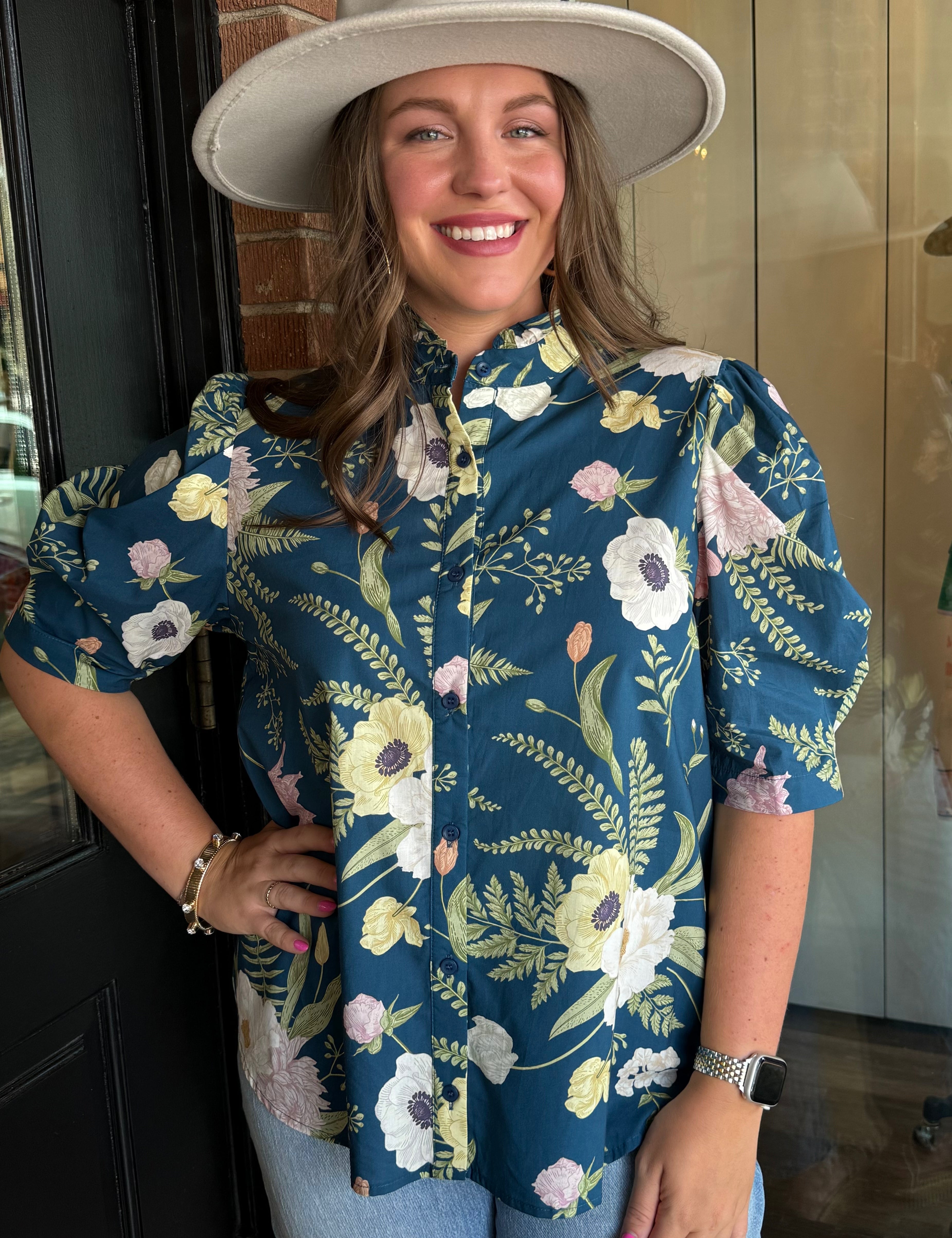 Georgia Floral Top