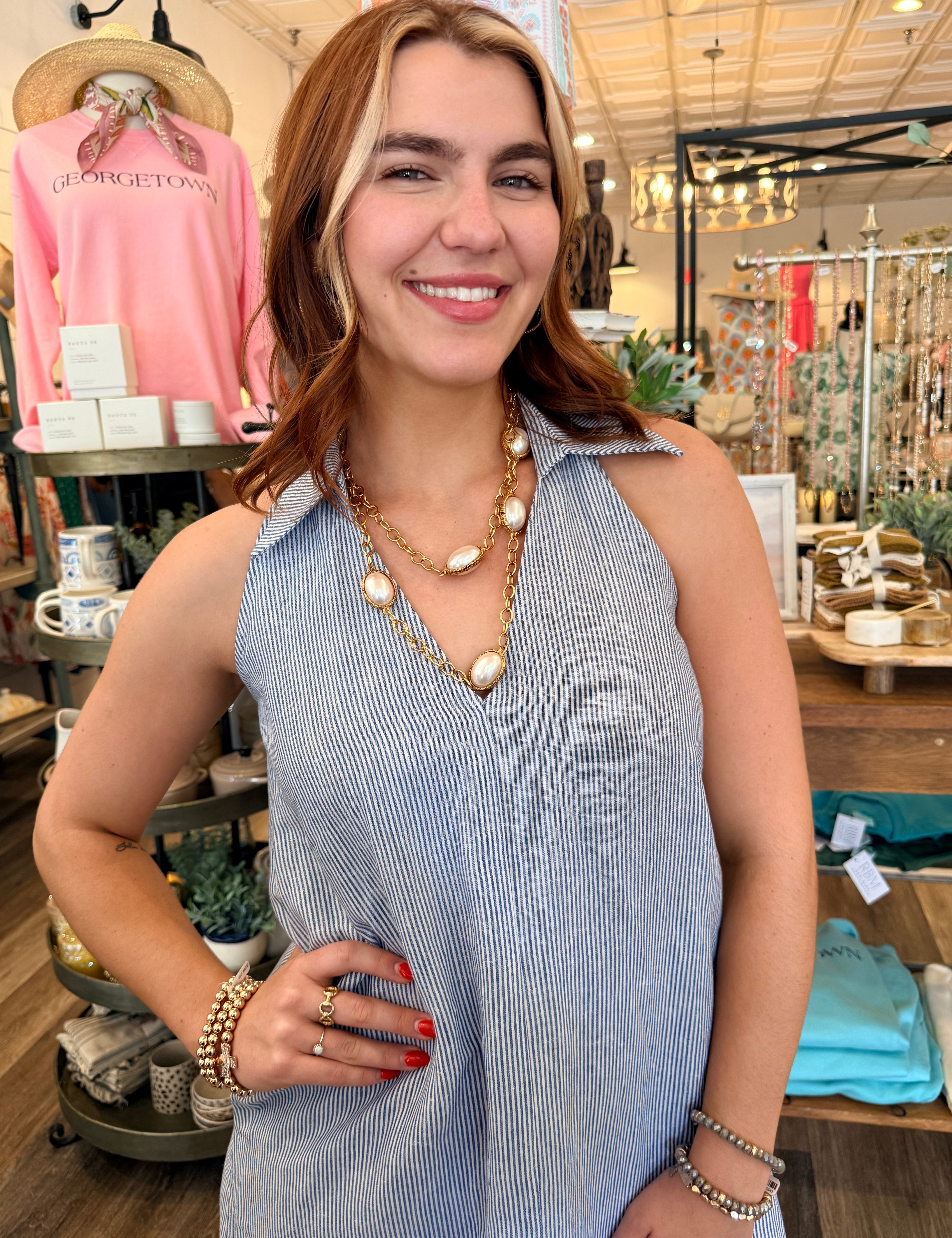 Rowan Sleeveless Denim Maxi Dress