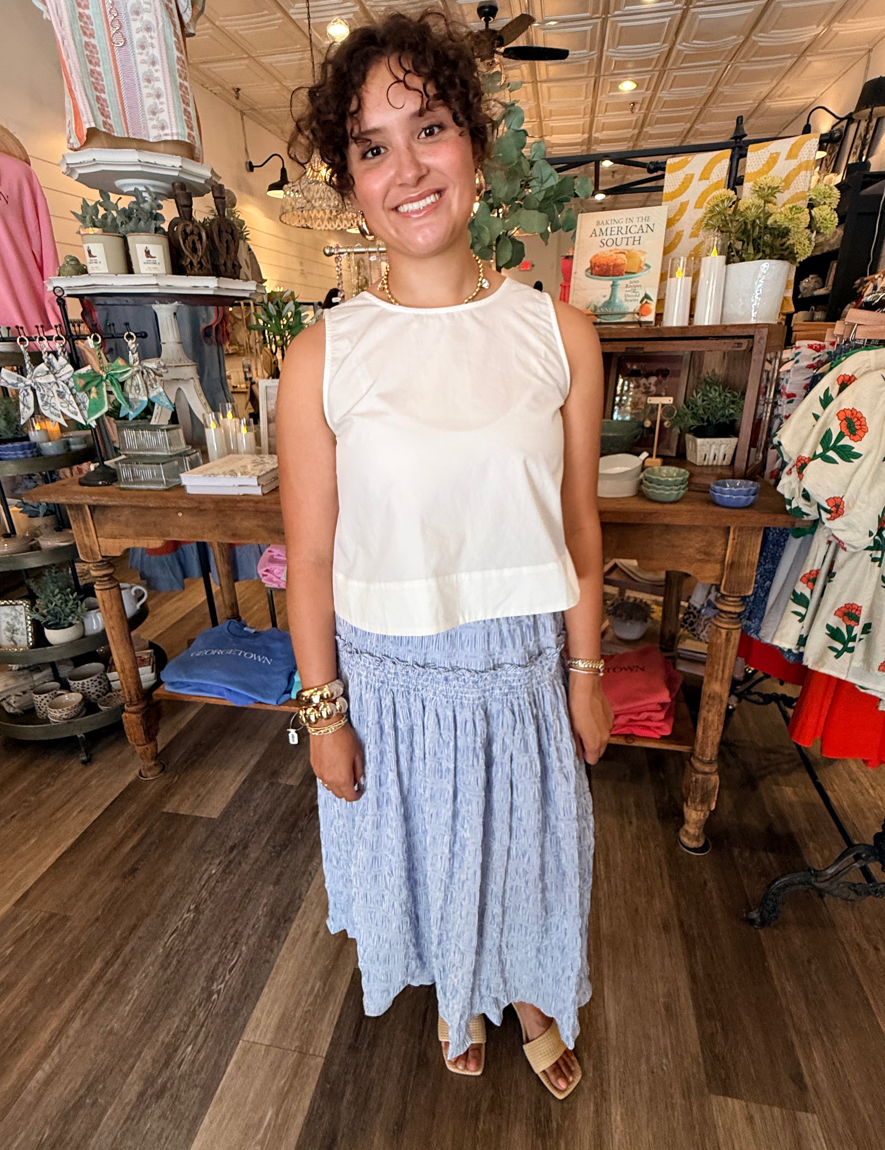 Tammi Striped Skirt