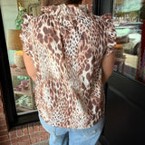 Callie Leopard Top