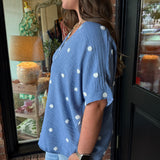 Karyn Chambray Top