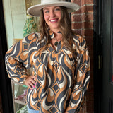 Kammie Abstract Top