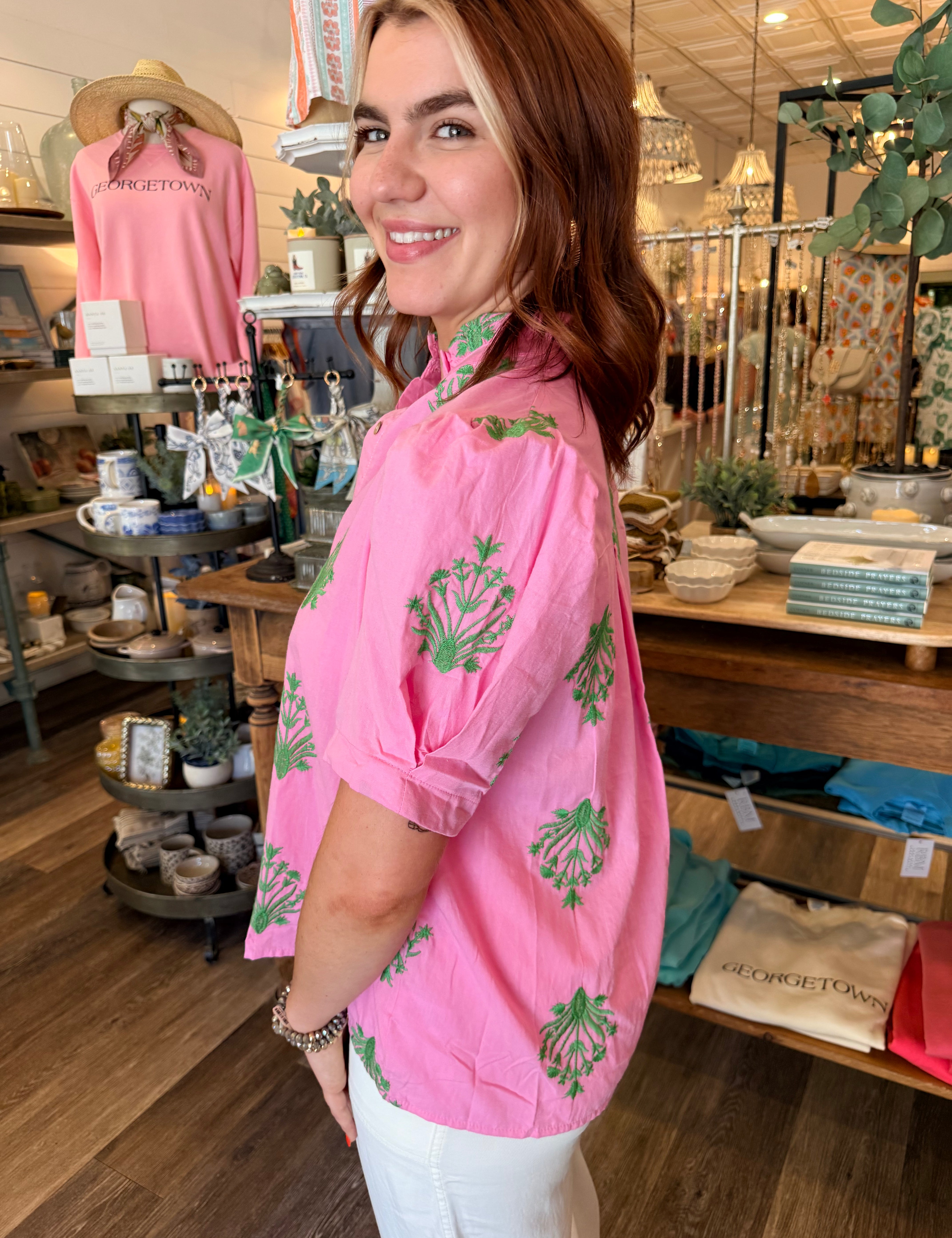 Lorraine Embroidered Top