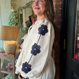 Saddie Cream Top