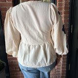Saddie Cream Top
