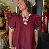 Bella Merlot Top