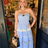 Desiree Strapless Midi Dress