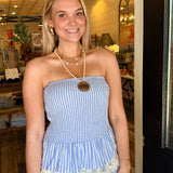 Desiree Strapless Midi Dress