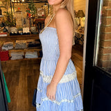 Desiree Strapless Midi Dress