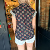Dena Flutter Sleeve Top