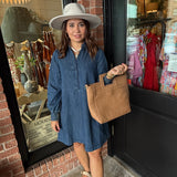 Jessie Denim Shirt Dress