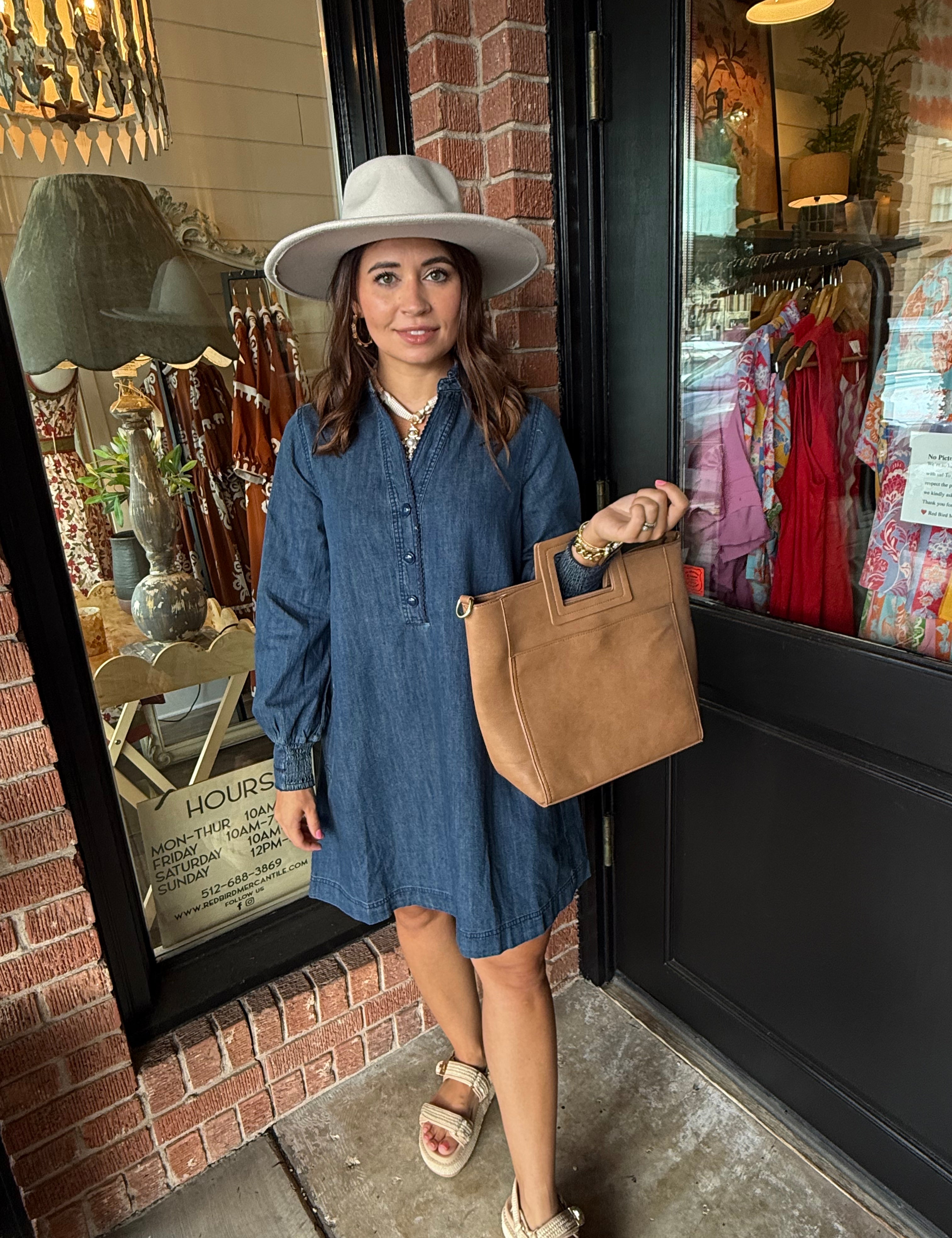 Jessie Denim Shirt Dress