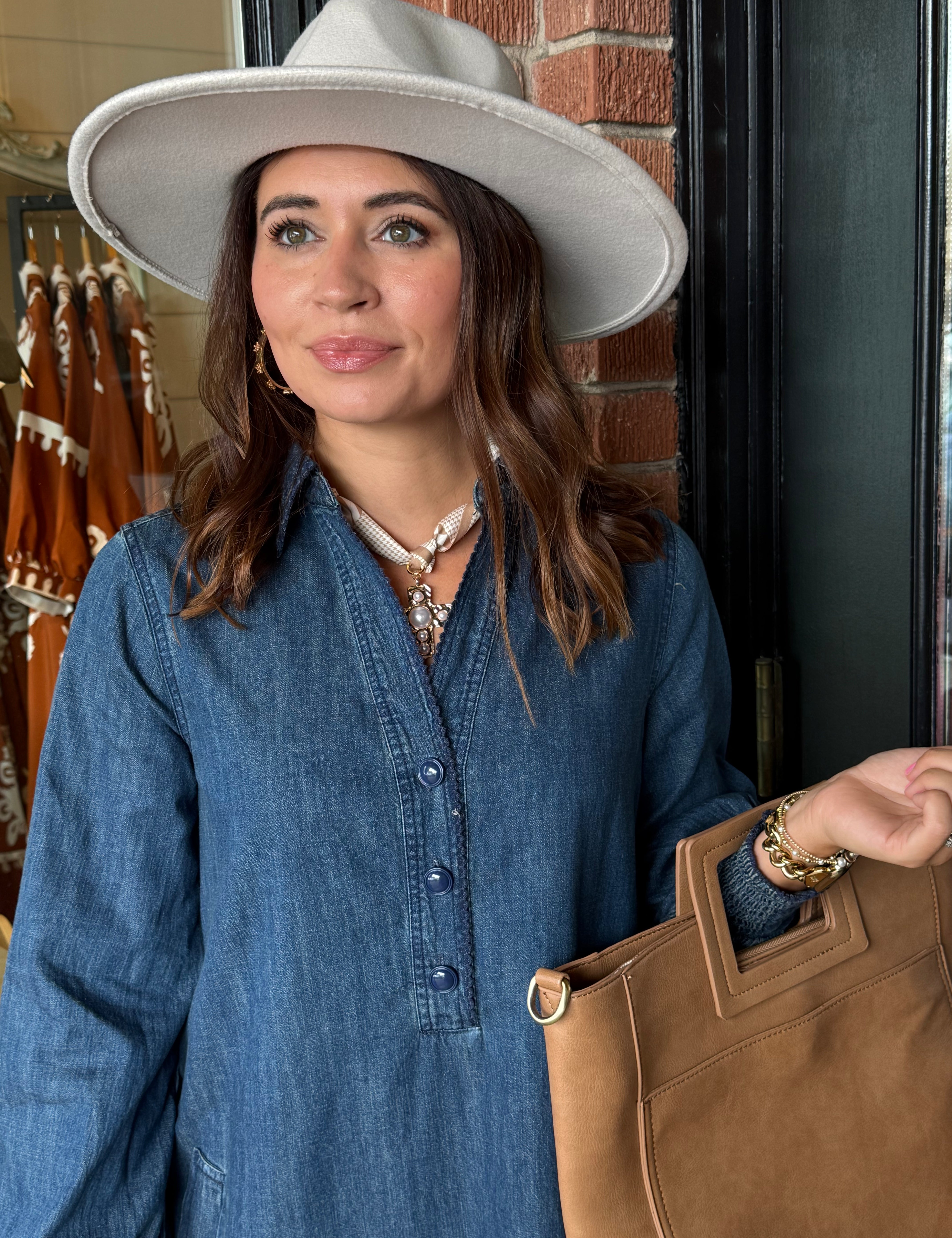 Jessie Denim Shirt Dress