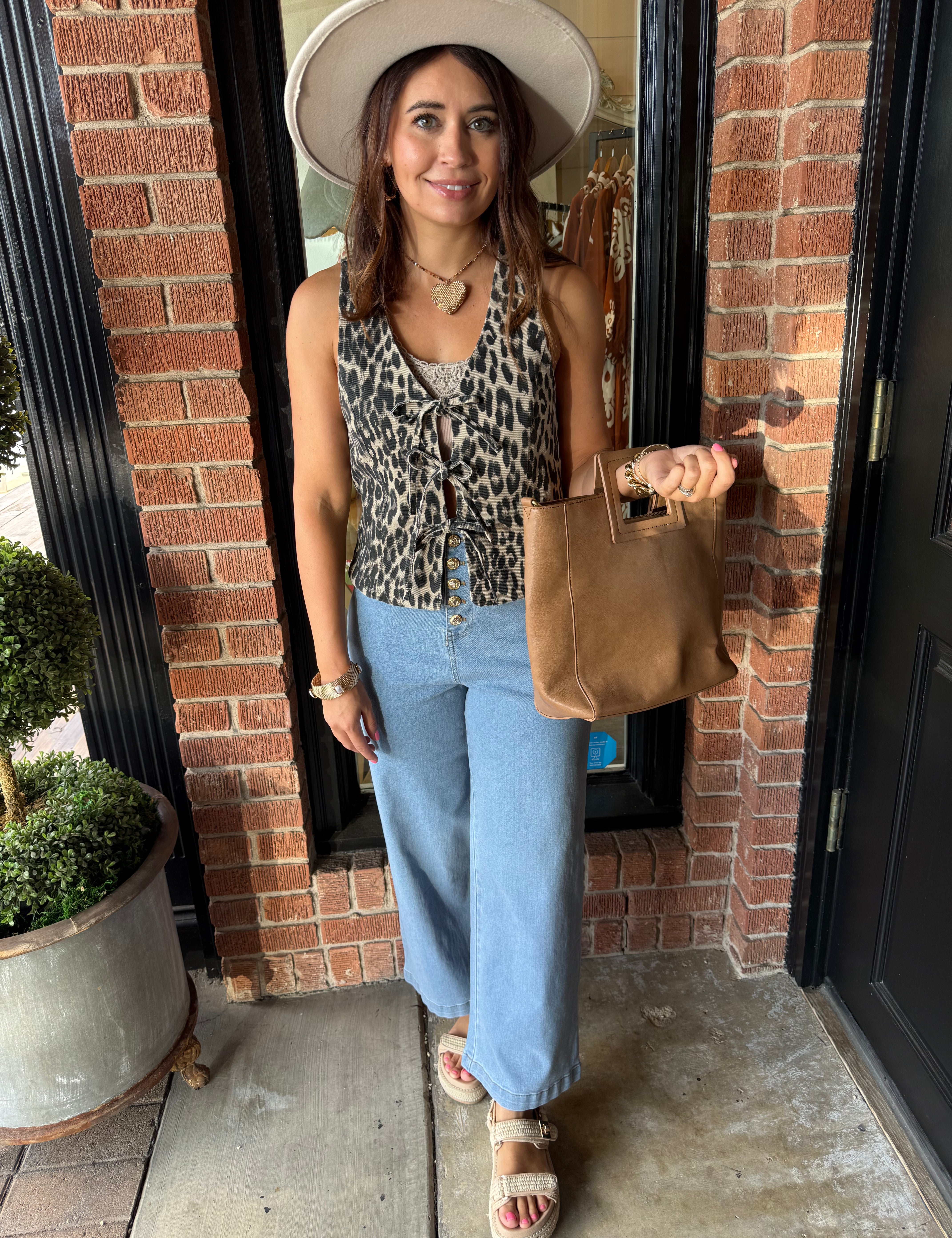 Kinsley Denim Culotte Pants