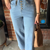 Kinsley Denim Culotte Pants