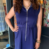 Hailey Half Zip Mini Dress