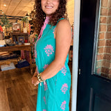 Eliza Botanical Midi Dress