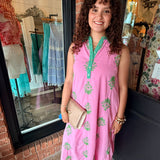 Eliza Botanical Midi Dress