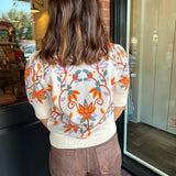 Kasey Floral Knit Top