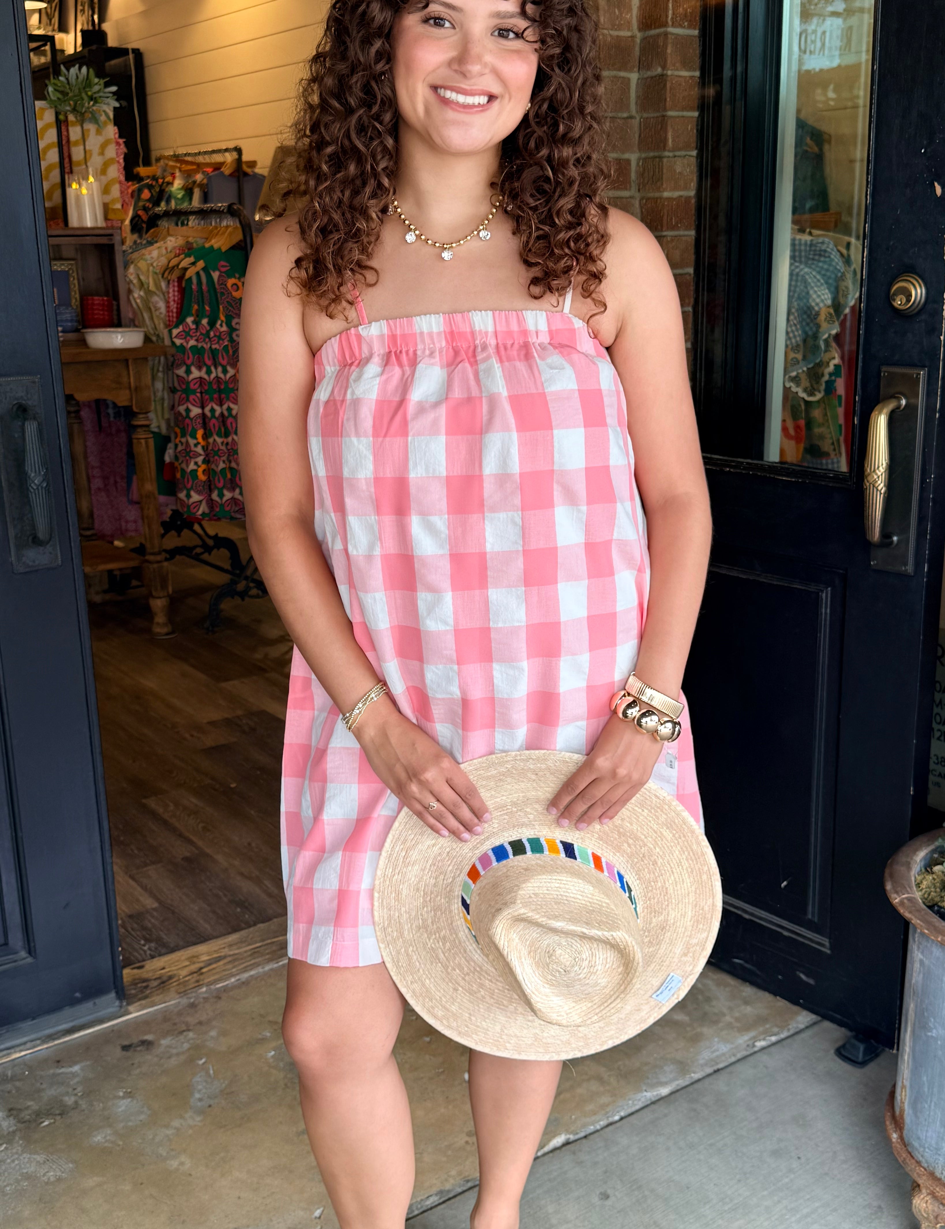 Reese Plaid Cami Mini Dress