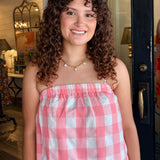 Reese Plaid Cami Mini Dress