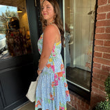 Francine Floral Animal Print Dress