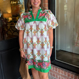 Stevie Pink Floral  Dress