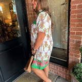Stevie Pink Floral  Dress