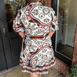 Glenda Puff Sleeve Dress