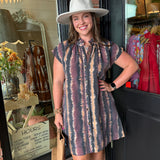 Marlena Tie Dye Button Dress