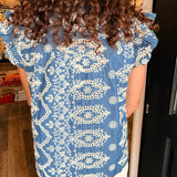 Fran Ruffle Sleeve Top