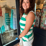 Raven Striped Knit Top