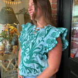 Sheila Embroidered Top
