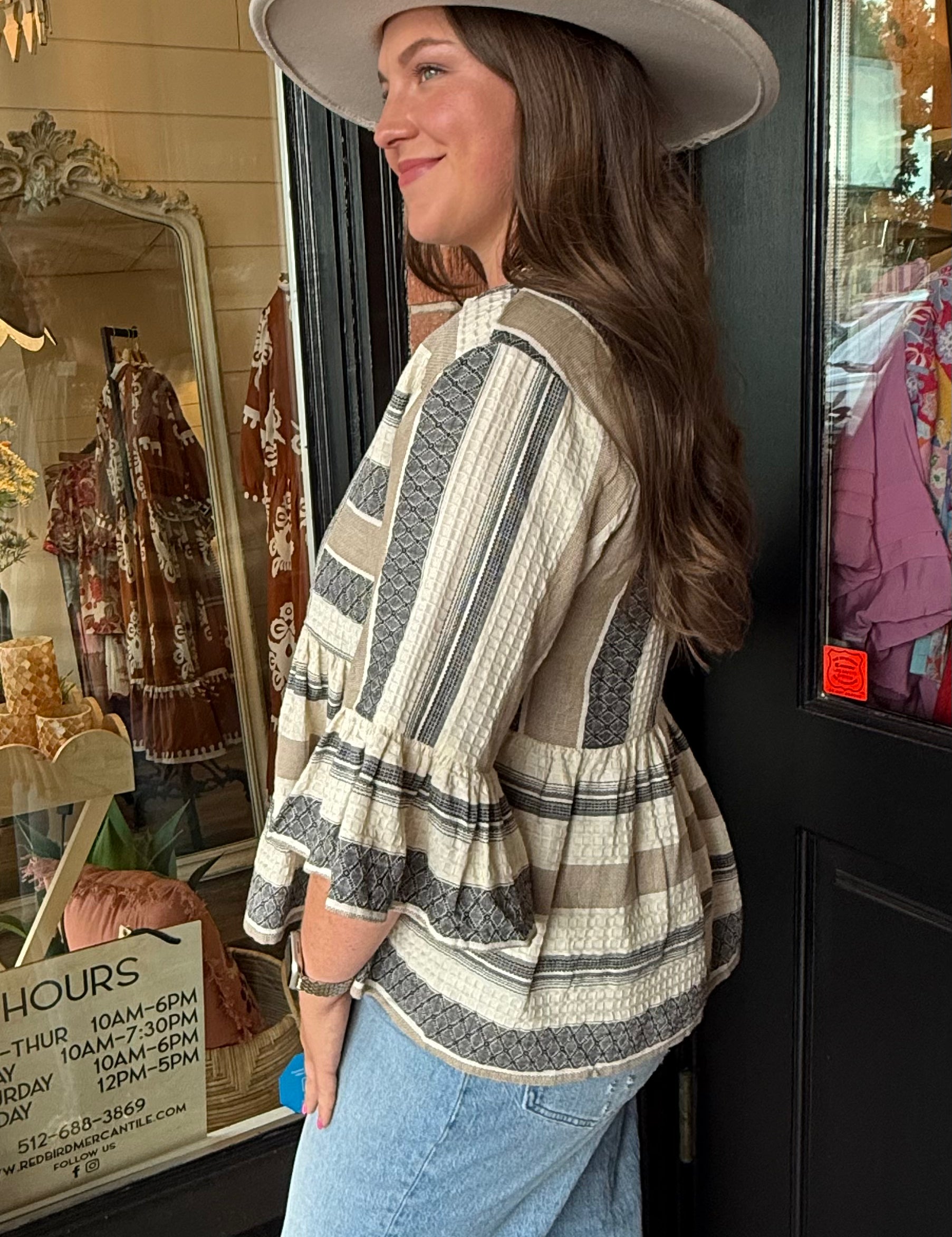 Claire Striped Top