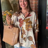 Farris Flower Print Top